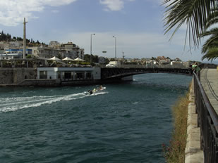 The whirlpools at CHALKIS BRIDGE